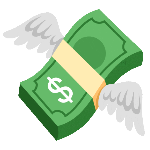 money-with-wings